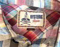 Image 3 of Hysteric Glamour linen/cotton plaid shirt, made in Japan, size L (fits M)