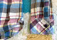 Image 5 of Hysteric Glamour linen/cotton plaid shirt, made in Japan, size L (fits M)