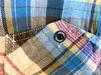 Image 4 of Hysteric Glamour linen/cotton plaid shirt, made in Japan, size L (fits M)