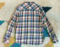 Image 6 of Hysteric Glamour linen/cotton plaid shirt, made in Japan, size L (fits M)