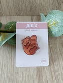 Pin's - Panda roux