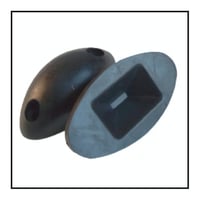 Image 2 of Rubber mouse shape Bump Stops Buffers Fenders (Small oval) Door Stop 1 pair