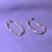 Melting Hoop Earrings