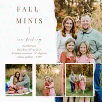 Fall Mini Sessions