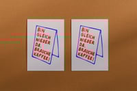 Image 1 of Postkarte - Bin gleich wieder da. Brauche Kaffee!