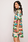 Vestido corto casitas