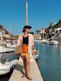 Image 8 of Camisa “Monaco” naranja 