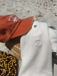 Image 10 of Polo “Waffle” Beige 