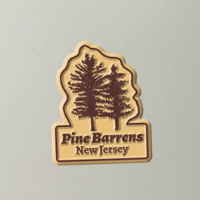 Image 1 of Pine Barrens rubber souvenir magnet