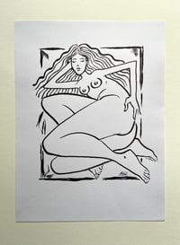 Gina on a Bed 