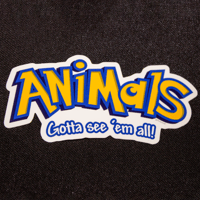 Animals: Gotta see 'em all! Sticker