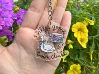 Image 1 of Silly Goose Book Club Keychain
