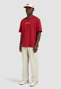 Image 2 of REEBOK X MANORS LOGO T-SHIRT RED [2025]