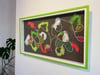 Serotonin - Framed Embroidered Artwork)