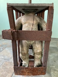 Image 5 of Rare Factory Rack of Bronze Doll Body Molds, Early 20th Century