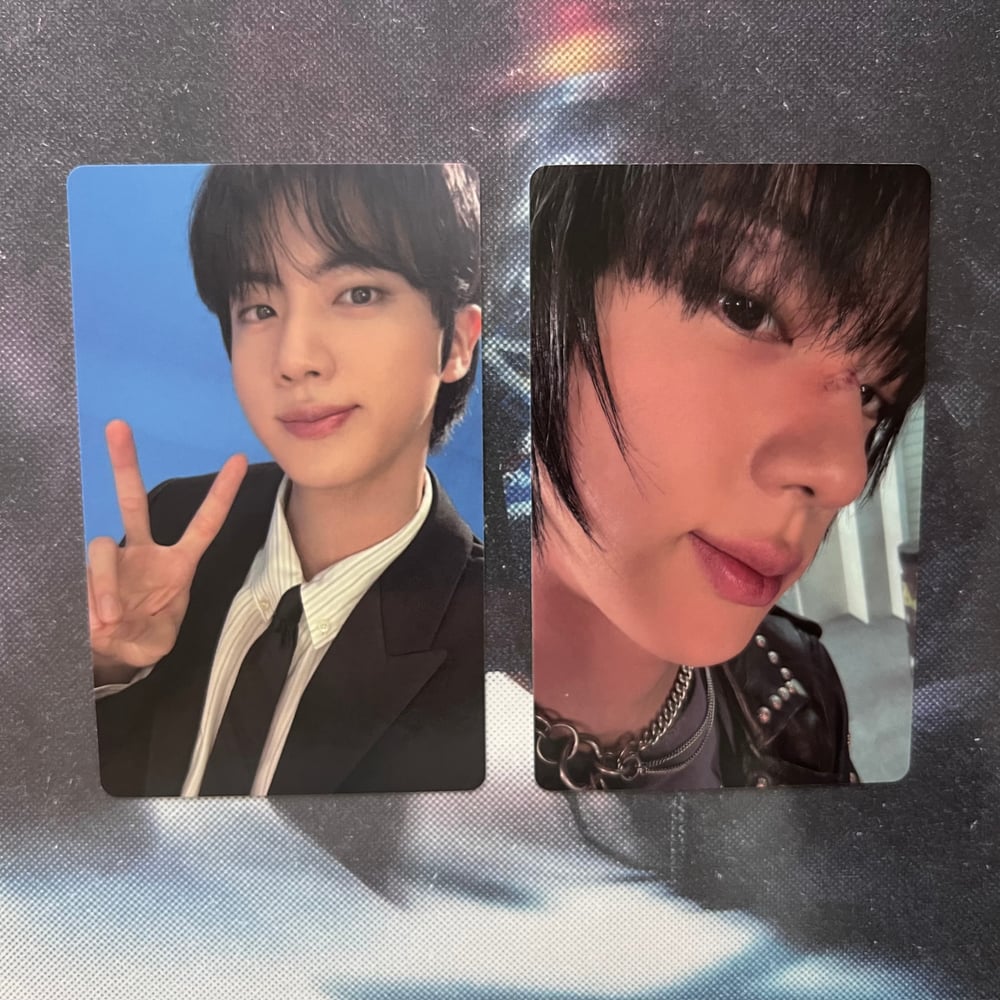 Image of BTS Jin ‘ECHO’ Weverse Shop POB Photocard