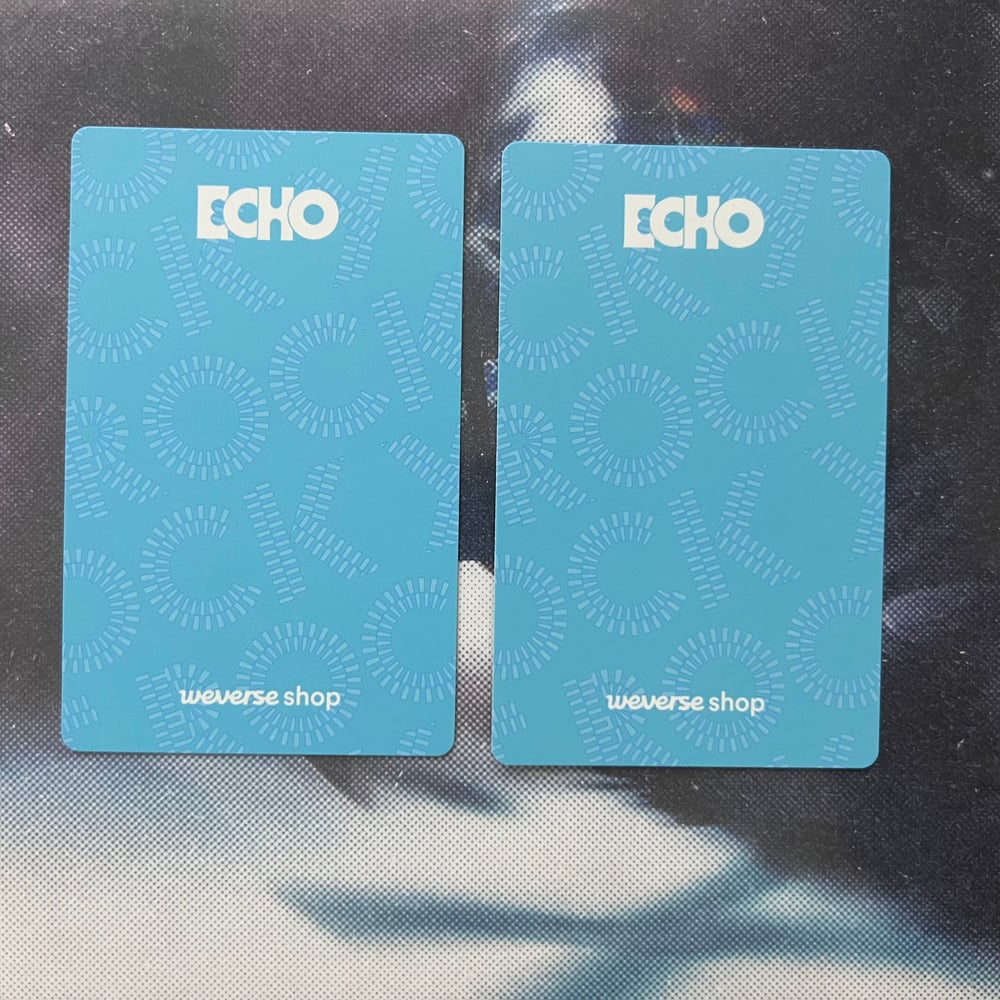 Image of BTS Jin ‘ECHO’ Weverse Shop POB Photocard
