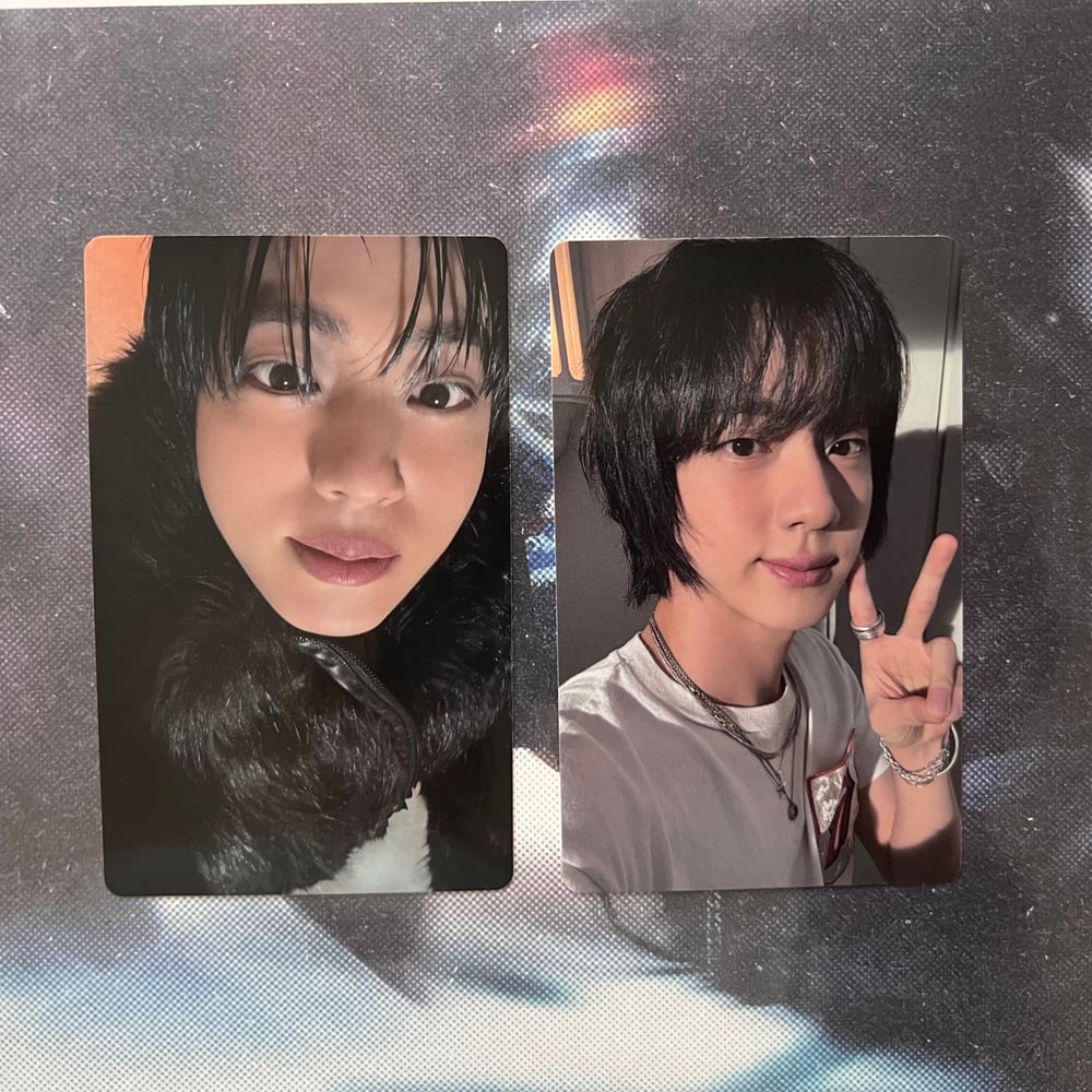 Image of BTS Jin ‘ECHO’ Weverse Shop Early Bird POB Photocard