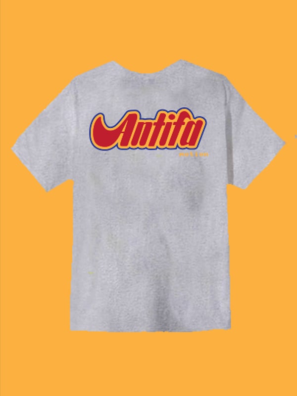 Image of Antifa Motion- Grey T-Shirt