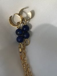 Image 2 of Source Collection - Lapis lazuli cuff earrings 