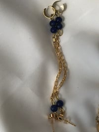 Image 3 of Source Collection - Lapis lazuli cuff earrings 