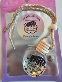 Image 6 of Car jar diffuser in carribean breezes, coco cabana, Tiki Beaches 