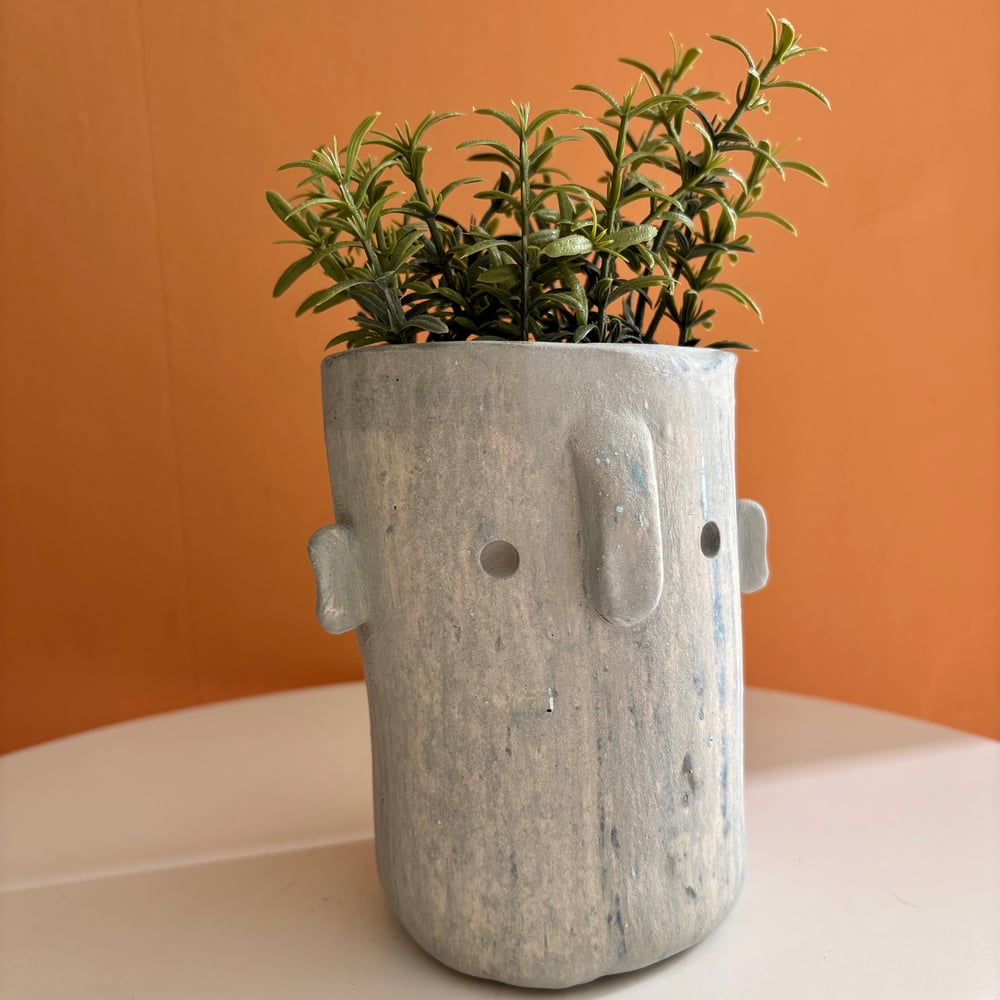 Image of Marbled Blue Head pot