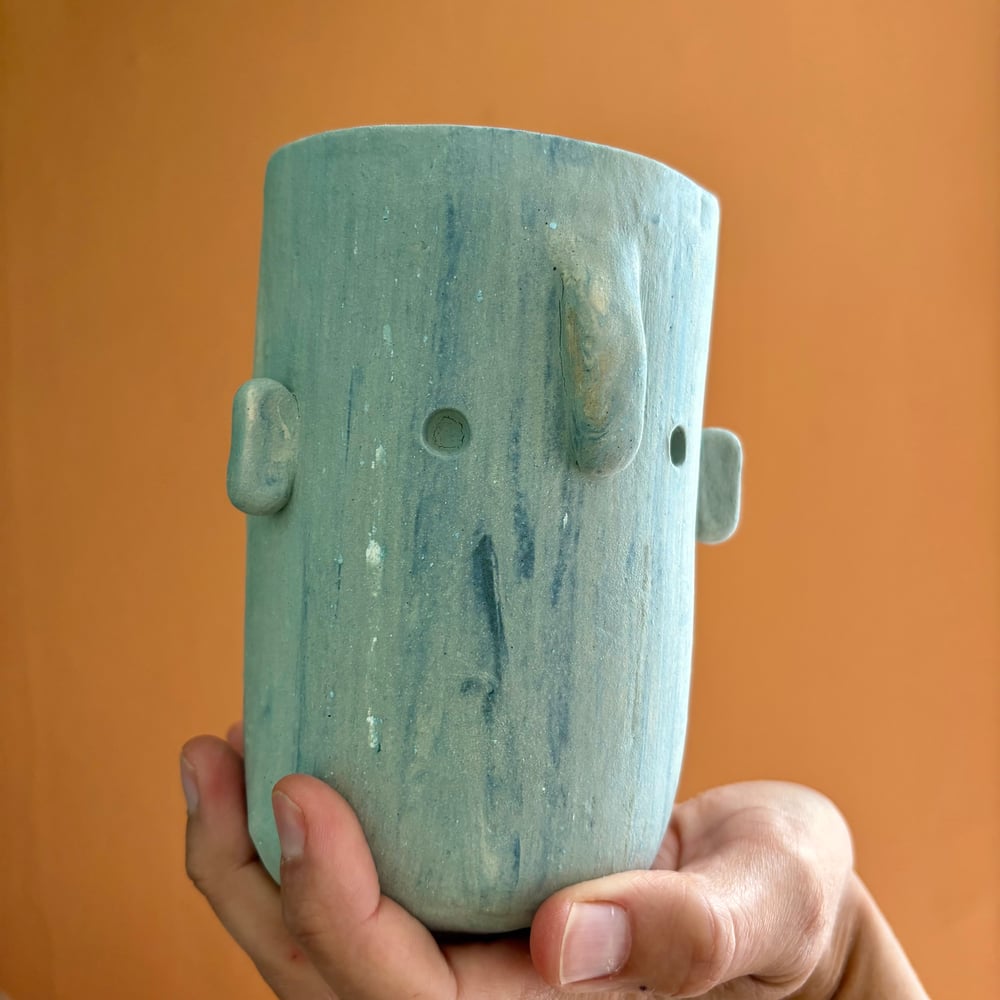 Image of Marbled Face Pot