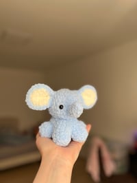 Image 3 of Crochet Amigurumi Elephant – Handmade Stuffed Elephant Plush – Cute Home Decor, Collectible Toy