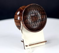 Image 2 of "Spiked" English Walnut yo-yo, #2025-124
