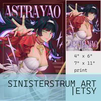 Image 1 of Zenless Zone Zero | Astra Yao Prints 4"x6" or 7"x11"