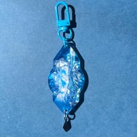 Image 3 of FFXIV Hydaelyn Foiled Crystal Acrylic Keychain