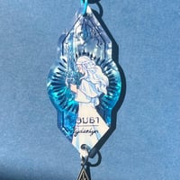 Image 4 of FFXIV Hydaelyn Foiled Crystal Acrylic Keychain
