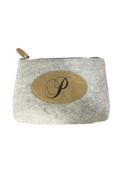 Personalized Flannel 8" x 6"  Zipper Pouch