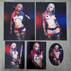 HARLEY QUINN print & sticker BUNDLE