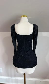 Image 3 of Brielle rhinestone mini dress