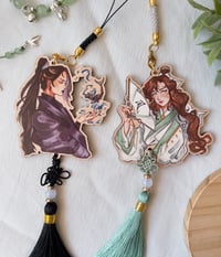 Image 3 of ⊱ Tgcf Wooden Charms ⊰