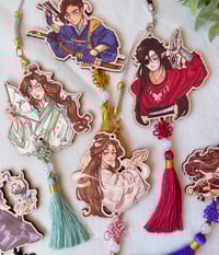 Image 1 of ⊱ Tgcf Wooden Charms ⊰