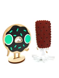 Image 1 of Donut and Ice Cream Sandwich 