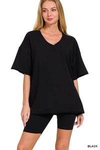 T-shirt DIVA Short Set - Black