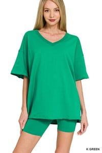 T-shirt DIVA Short Set - Kelly Green