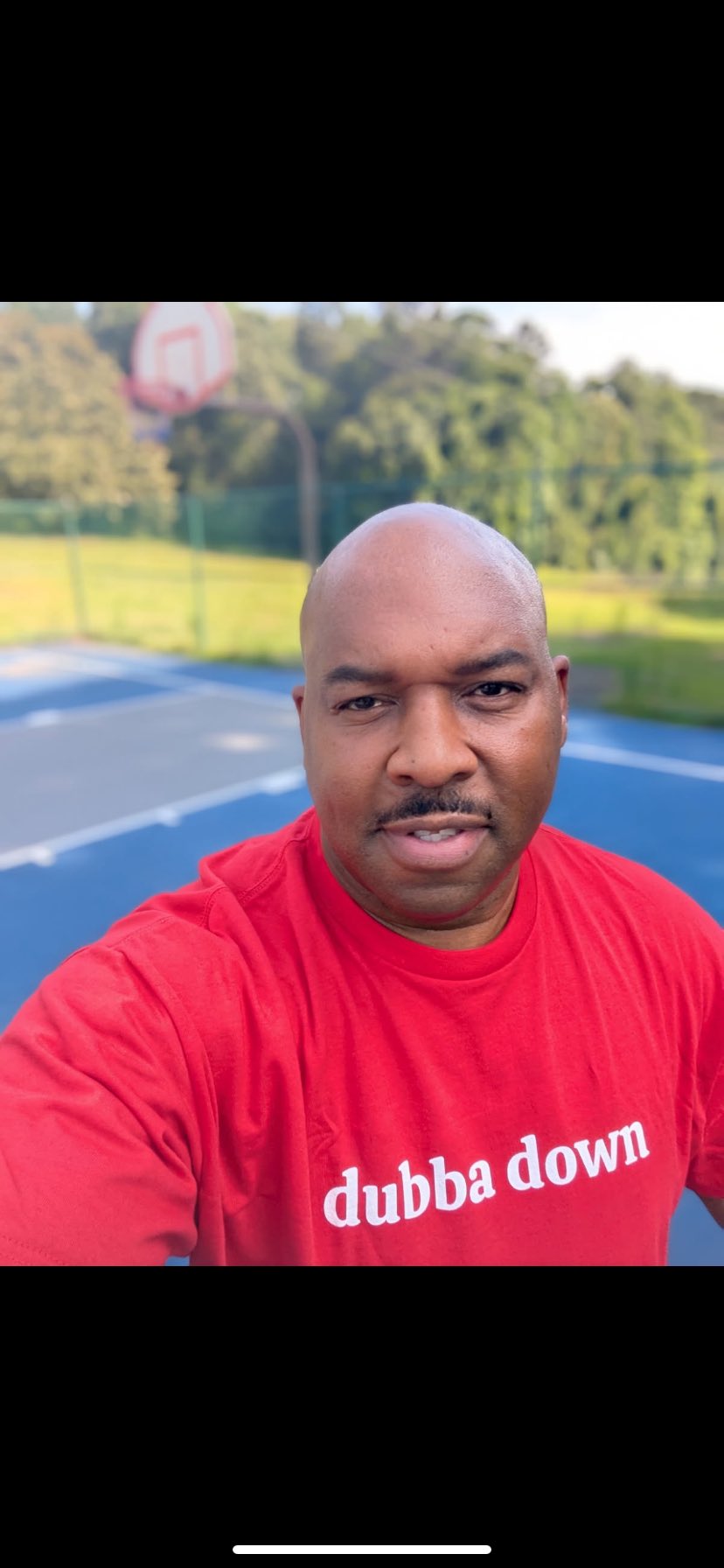 Image of Designer Custom-Fit Dubba Down (Front/Back) Logo Red