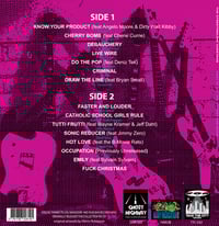 Image 2 of The Streetwalkin' Cheetahs "The Best Of All Covers and More (Heavy Medication) Pink LP - IMPORT