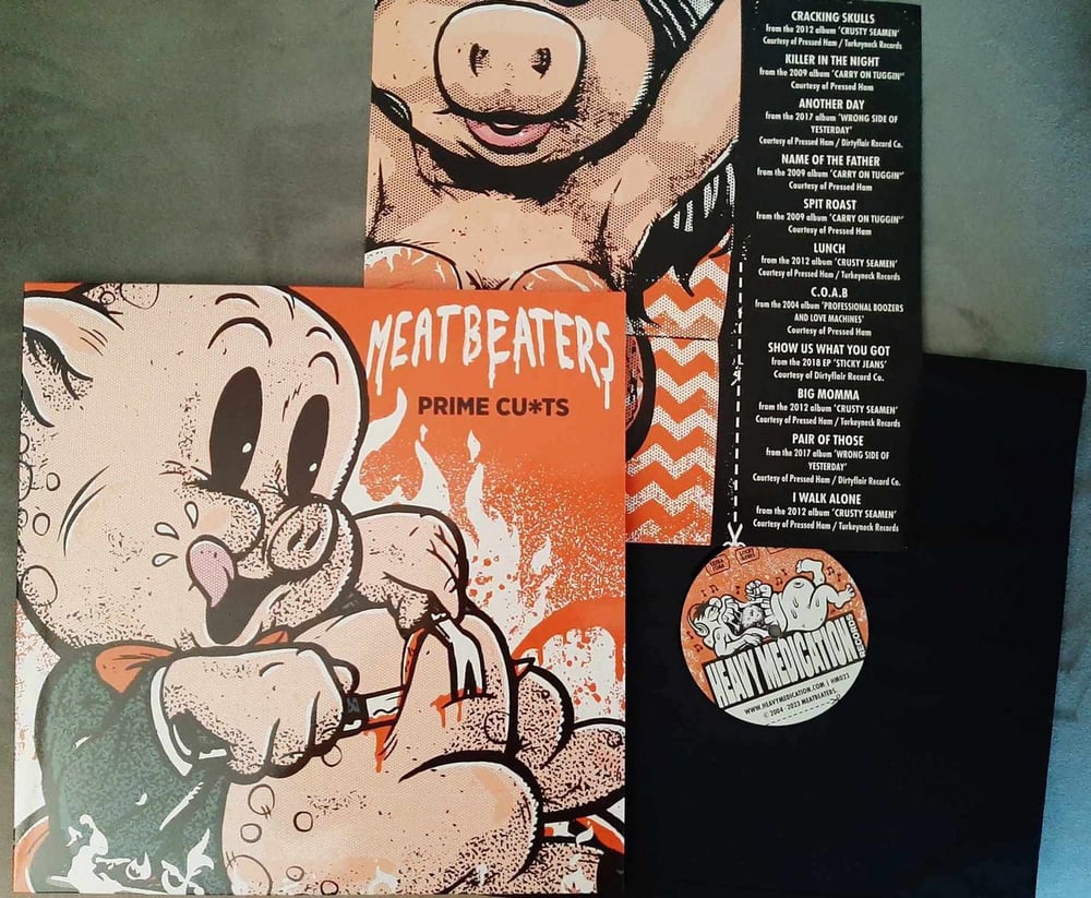 Meatbeaters "Prime Cuts" (Heavy Medication) Black LP - IMPORT