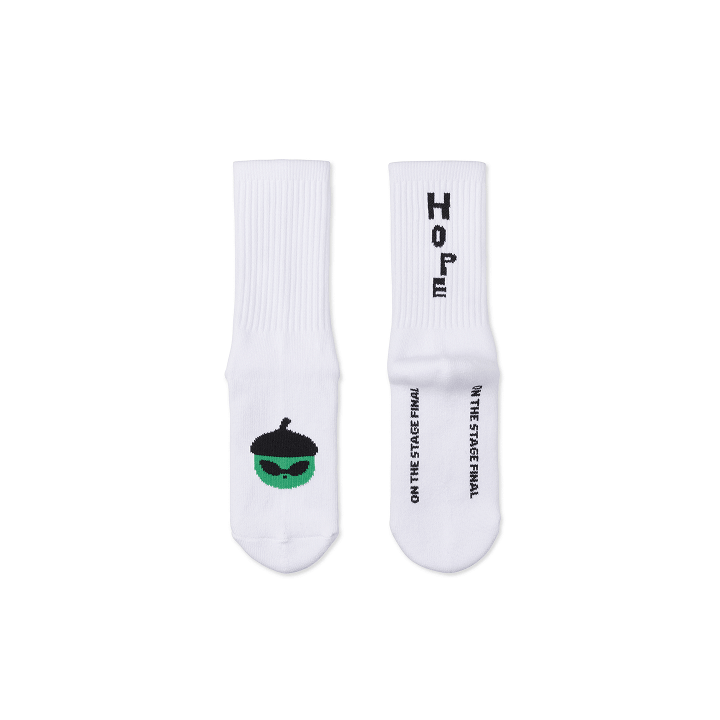 Image of [PRE-ORDER] BTS J-Hope ‘HOPE ON THE STAGE FINAL’ Socks (White)