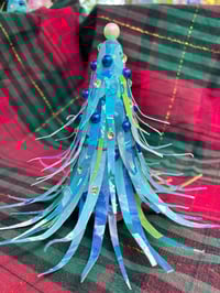 Image 6 of EverGleam #5, Set of 3, Acrylic and Mixed Media, tree figurines