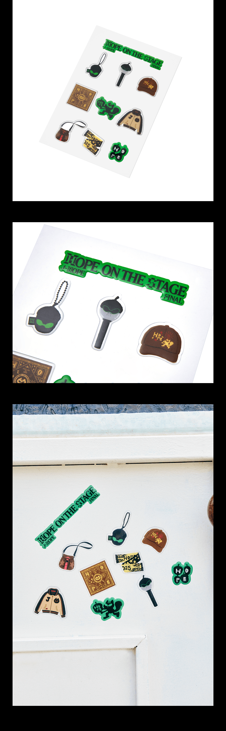 Image of [PRE-ORDER] BTS J-Hope ‘HOPE ON THE STAGE FINAL’ Sticker Set