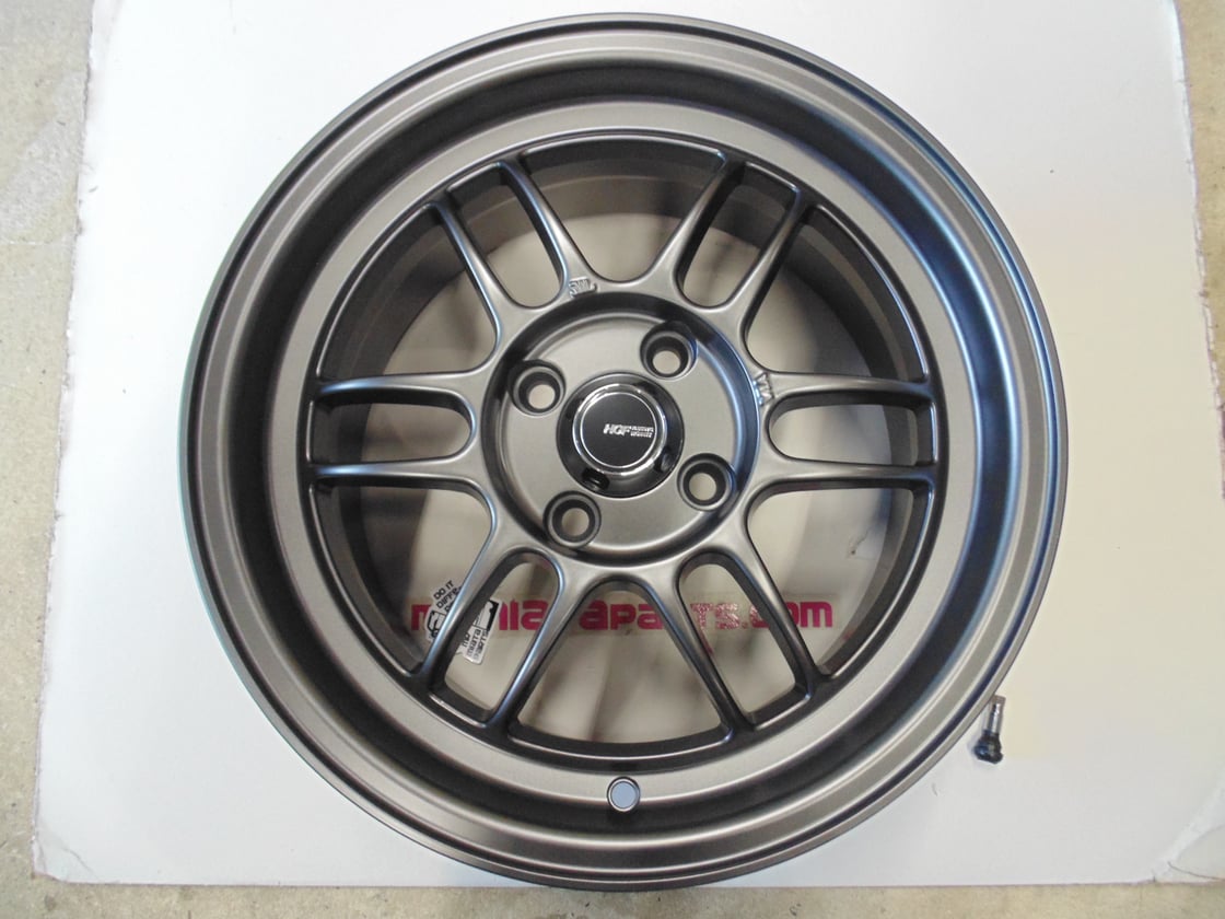 Image of Wheel Set of 4: 15x7 RPF1 reps ET35 4x100 Dark Gunmetal