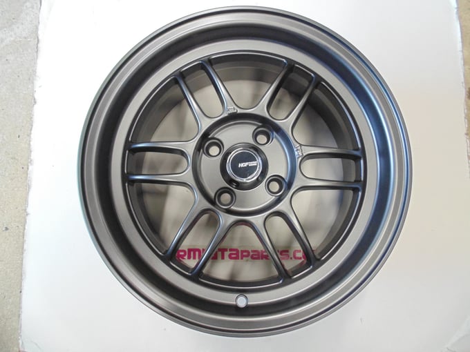 Image of Wheel Set of 4: 15x7 RPF1 reps ET35 4x100 Dark Gunmetal