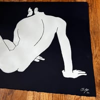 Image 2 of Simple Black and Ivory Male Nude